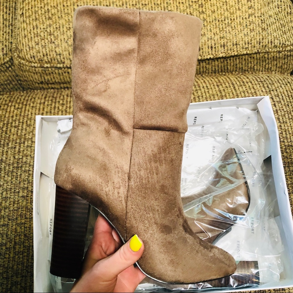Brown Suede Boots